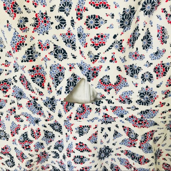 CeCe Mosaic Cutout Fit & Flare Dress - Picture 3 of 6